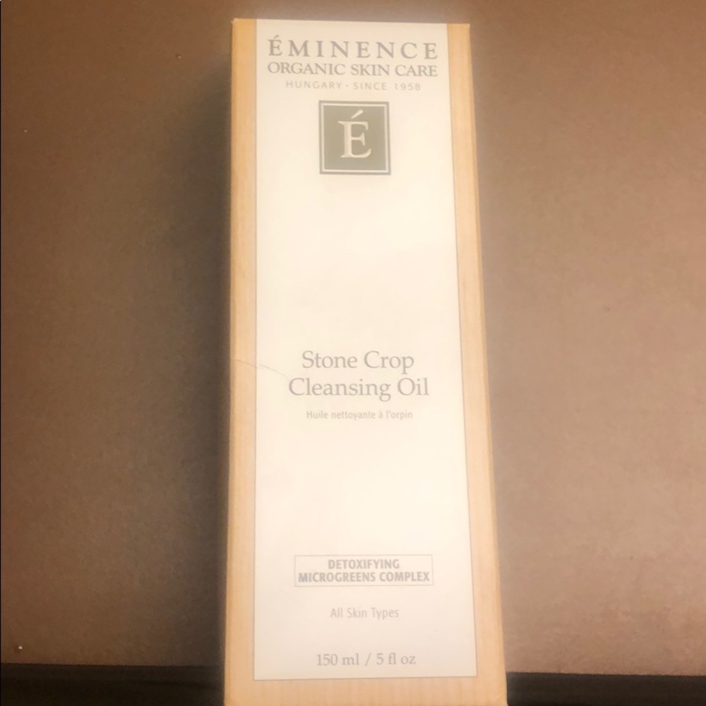 NIB! Eminence Organic Stone  Crop Cleansing Oil